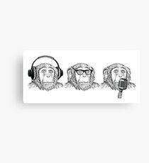 Hear Evil, See Evil, Speak Evil Canvas Print