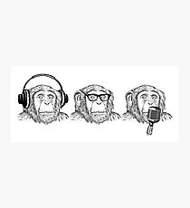 Hear Evil, See Evil, Speak Evil Photographic Print