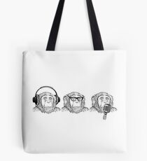 Hear Evil, See Evil, Speak Evil Tote Bag