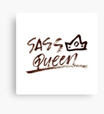sass queen Canvas Print