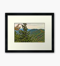 A Long Winding Road Framed Print