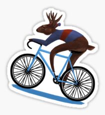 'Tis the Season to be Cycling! Sticker