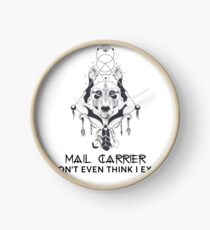 MAIL CARRIER Clock