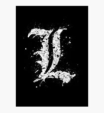 Death Note - L Photographic Print