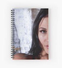 Look Into My Eyes Portrait Series 17 Spiral Notebook