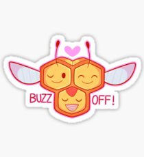 Passive aggressive combee Sticker