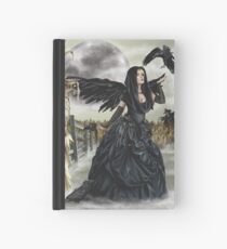 Raven Fairy Crow Witch Blackbird Corn Moon Hardcover Journal