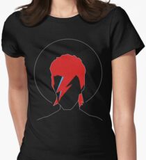 David Bowie Tribute Women's Fitted T-Shirt
