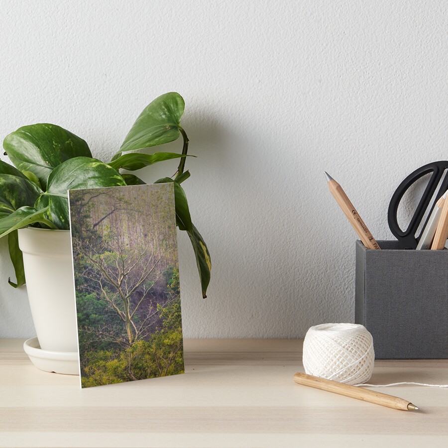Soul-baring Tree Art Board Print