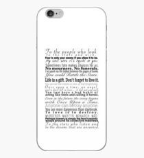 Quotes - Collection of Young Adult Book Quotes iPhone Case