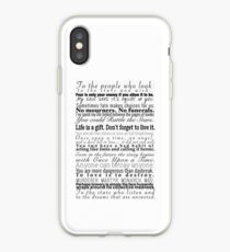 Vinilo o funda para iPhone Cotizaciones - Colección de citas de libros para adultos jóvenes