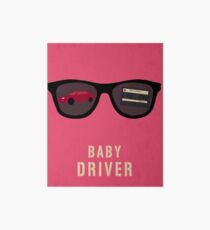 Baby Driver - Minimalistic Art Board