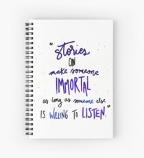 they both die at the end Spiral Notebook
