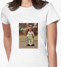 Work smarter not harder Women's Fitted T-Shirt
