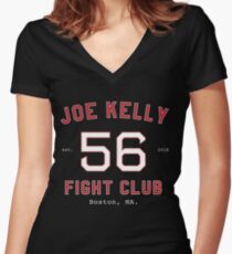 Joe Kelly Fight Club Women's Fitted V-Neck T-Shirt