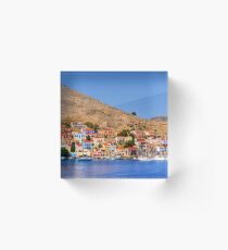 Chalki Waterfront Acrylic Block