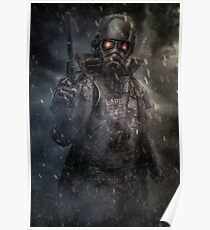 Fallout NCR Ranger Fan Art Poster Poster