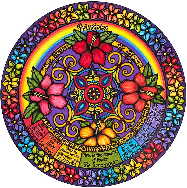 "HAWAIIAN MANDALA " by ArtHarmony | Redbubble