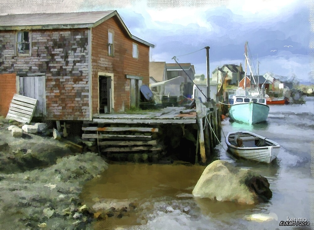 "Peggys Cove NS 001" by kenmo Redbubble