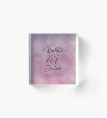 Bubble Pop Electric Acrylic Block