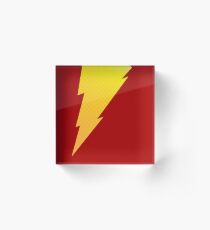 Shazam - comic Acrylic Block