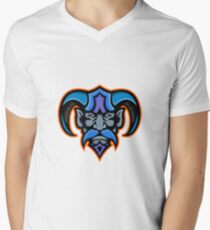 Hades Greek God Head Mascot Men's V-Neck T-Shirt