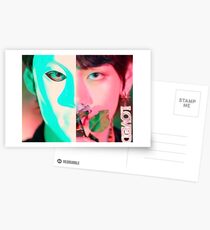 Taehyung Singularity half face Postcards