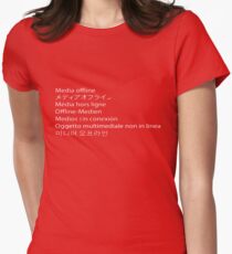Premiere Error - Media Offline Women's Fitted T-Shirt