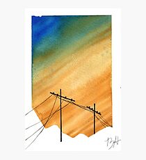 Wires Photographic Print