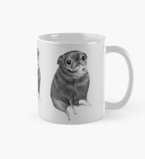 Sweet Black Pug Classic Mug