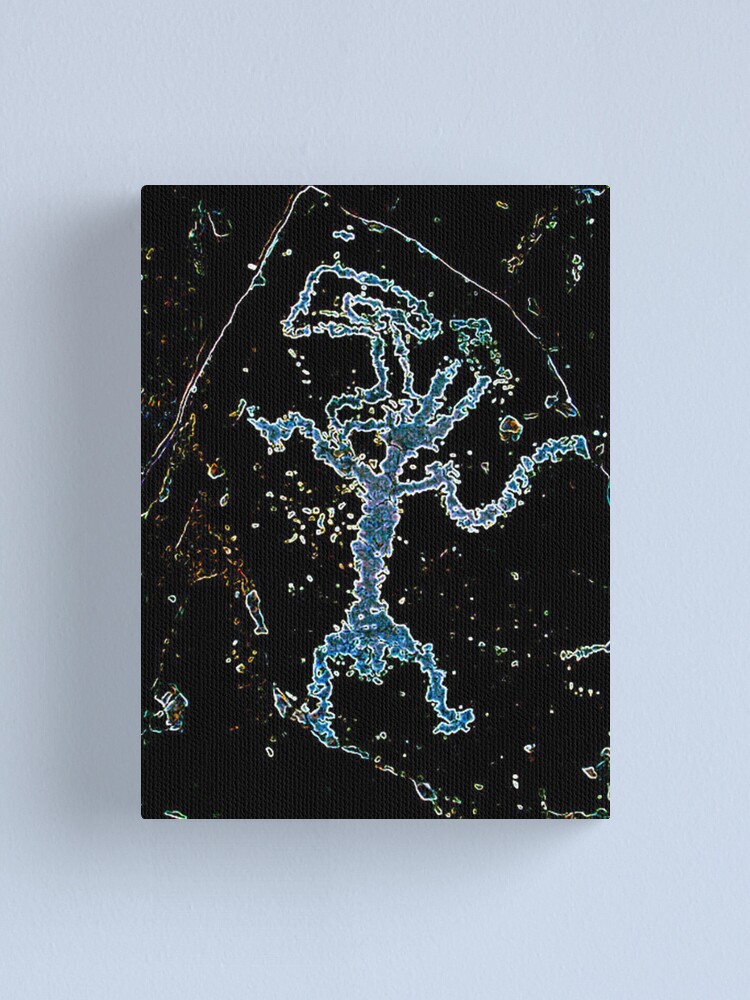 Alternate view of Rock Art Peacepipe Canvas Print