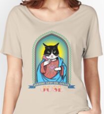 The Dollop: José Prayer Candle Women's Relaxed Fit T-Shirt