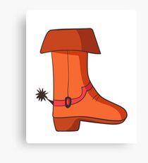 Cowboy Boots Canvas Print