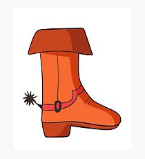 Cowboy Boots Photographic Print