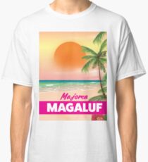 Strand-Reiseplakat Magaluf Majorca Classic T-Shirt