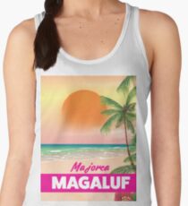 Magaluf Majorca beach travel poster Women's Tank Top
