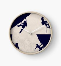 Rock Climbing and Mountaineering Clock