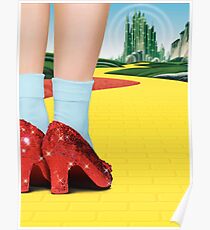 Póster El Mago de Oz - Los zapatos rojos de Dorothy