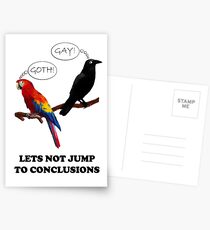 Let's Not Jump to Conclusions Postcards