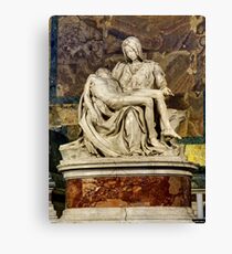 Michelangelo La Pieta Canvas Print