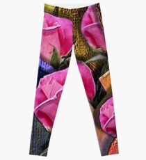 Rosen und Zahnrad. Leggings