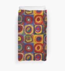 Wassily Kandinsky, Colour Study: Squares with Concentric Circles Duvet Cover
