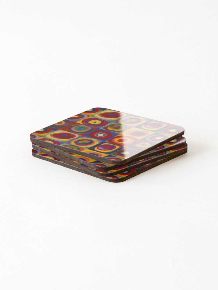 Alternate view of Wassily Kandinsky, Colour Study, Squares with Concentric Circles. Coasters (Set of 4)