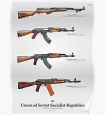 Cold War Service Rifles of the Soviet Union Poster