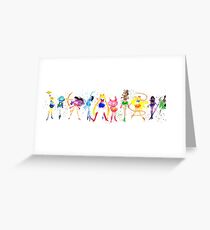 Watercolor Senshi Greeting Card