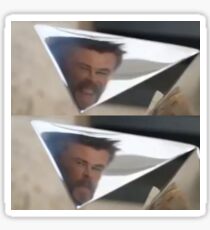 Pegatina Chris Hemsworth Thor en el espejo