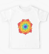 Rainbow Flower Kids Tee