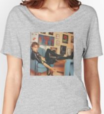 Leonardo DiCaprio - Black Leather Women's Relaxed Fit T-Shirt