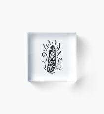 LIFE IS A JOURNEY ENJOY THE RIDE Acrylic Block