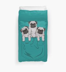 Pocket Pug Duvet Cover